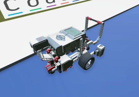 Virtual EV3 in CoderZ STEM learning environment