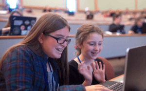 girls coding - girls in stem