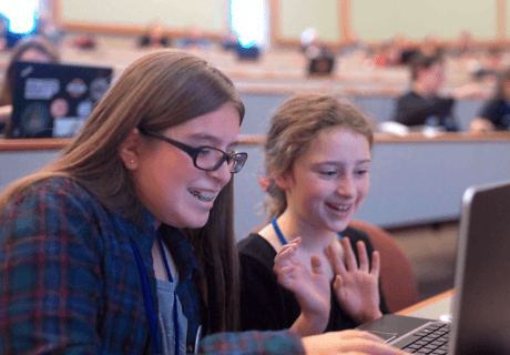 girls coding - girls in stem